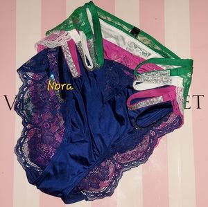 Victoria secret Shine strap Cheeky panties set size Small NWT